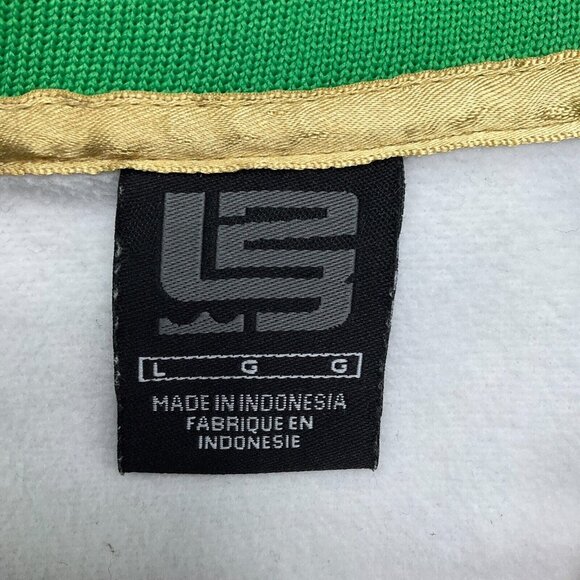 Nike‎ Jacket Adult Large White Green Gold Zip Lebron Basketball St V Mary Irish - Picture 4 of 11